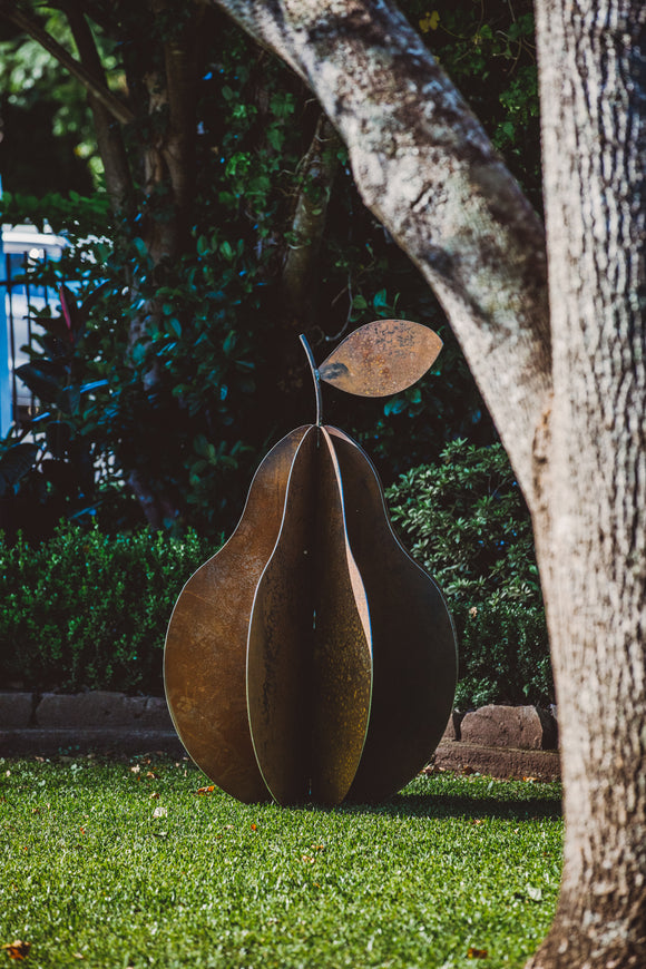 Large Pear Garden Sculpture
